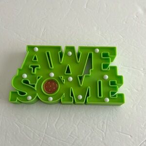 * Girl Scout * Cookie Prize * “awesome” light up sign